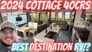 Best Rear Living Destination RV 2024 Cottage 40CRS by Cedar Creek [upl. by Liarret]