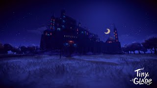 Winter Castle  Tiny Glade Speed Build [upl. by Nainatrad799]