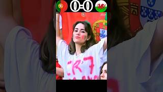 The Day Portugal vs wales 🔥😱 matchfootball soccer youtube shorts ronaldo [upl. by Aekal]