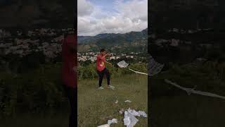 Volando Chichigua Con Mucha Brisa 🌪️👀 chichigua kite kiteflying [upl. by Aneeh]