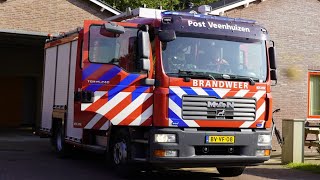 Uitruk brandweer Veenhuizen naar brandmelding gevangenis museum [upl. by Eidorb]