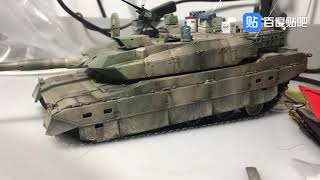 Japan type 10 Tank 135 RC conversion with Hydropneumatic suspension [upl. by Raquela]