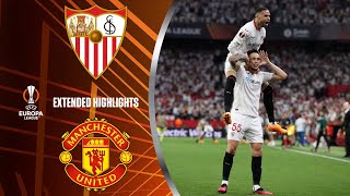 Sevilla vs Man United Extended Highlights  UEL QuarterFinals  Leg 2  CBS Sports Golazo [upl. by Aihtebat]