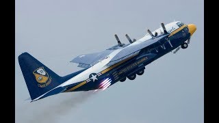 RARE⚠️BLUE ANGELS C130 HERCULES quotFAT ALBERTquot LAST amp LOUD ROCKET POWERED TAKE OFF JATO IN EUROPE [upl. by Qidas172]