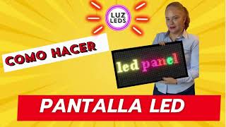 Cómo Hacer PANTALLA LED desde cero led pixel ws2811 control sp801e fácil y barato [upl. by Padget504]