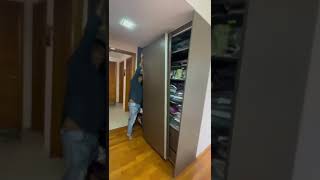 Step by Step Wardrobe Sliding Door Repair  Tasfia Team [upl. by Darra]