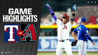 Rangers vs Dbacks Game Highlights 91124  MLB Highlights [upl. by Oakley]