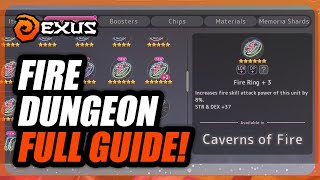 Heaven Burns Red  FULL Fire Dungeon Guide w Maps and FULL RUN [upl. by Atig]