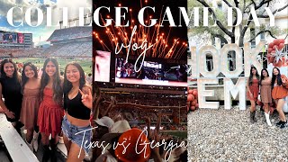 GAME DAY VLOG Texas vs Georgia [upl. by Konyn]