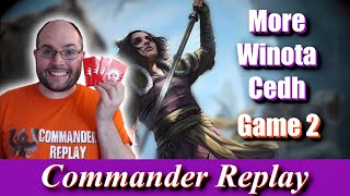 More Winota Cedh vs Slimefoot Teshar Korvold  EDH Gameplay  Game 2 [upl. by Vassily915]