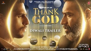 Thank God Diwali Trailer Ajay Devgn Sidharth Malhotra Rakul  Indra Kumar  Bhushan Kumar [upl. by Annahoj197]