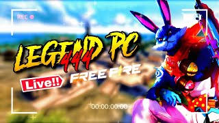 🛑Garena Free Fire live BEST IPHONE 7 PLAYER AT IT AGAIN LEGEND PC 444 LIVE RIGHT NOW🛑 [upl. by Ahsenid837]