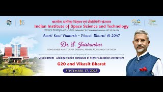 AMRIT KAAL VIMARSH  VIKASIT BHARAT  2047  DR S JAISHANKAR  17092023  0330 PM  IIST [upl. by Tremayne]