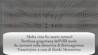 Media vita in morte sumus  Antifona gregoriana [upl. by Quiteri]