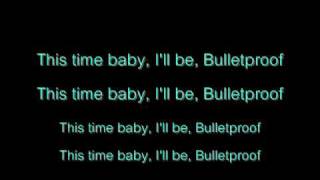 La Roux  Bulletproof Lyrics [upl. by Eidorb844]