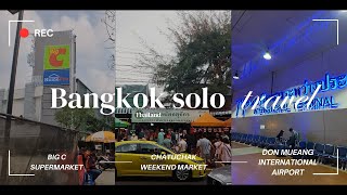 BANGKOK VLOG Big C Supermarket Chatuchak Weekend Market Pasalubong Haul Don Mueang Airport [upl. by Ailsa]