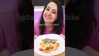 🤩 JANTAR BARATO EM 15 MINUTOS receitasdeminuto receitadacamila macarrão salsicha jantafácil [upl. by Lleon590]