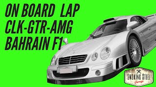 Mercedes CLK GTR being driven around Bahrain International Circuit [upl. by Oiuqise]