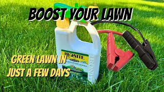 Liquid Ironite The Fastest Way to Green Up Your Lawn lawn diylawncare greenlawn [upl. by Dj508]