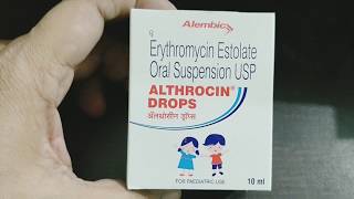 medicine review Althrocin drops uses side effects complications [upl. by Eizus926]