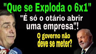 PORRAD BOLSONARO ATACA FIM DA 6X1 SENADOR DA DIREITA DETONA DIREITA HORA DE LULA ABRAÇAR A PAUTA [upl. by Joya]