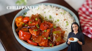 Chilli Paneer Recipe I Best Street style Chilli Paneer [upl. by Elatia739]