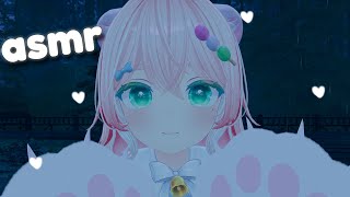 ASMR Whisper Ramble 💕 tapping and rain sound [upl. by Seiden349]