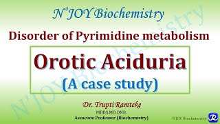 Orotic Aciduria Disorder of Pyrimidine metabolism  Nucleotide Metabolism  Biochemistry [upl. by Atimed]