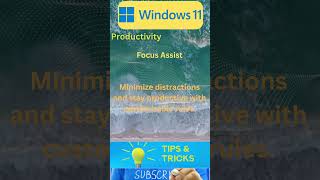 Windows 11 Learn what is Focus Assist in Windows11 Windows11Features paddyMaddy FocusAssist [upl. by Terb]