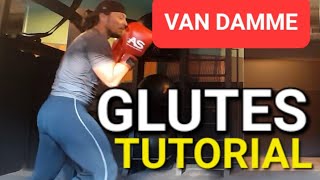 How To Train for a JeanClaude Van Damme BUTT  GLUTE Activating TUTORIAL No Hip Trust [upl. by Anertal]