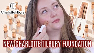 NEW Charlotte Tilbury Foundation Stick Review UNREAL SKIN SHEER GLOW TINT HYDRATING FOUNDATION STICK [upl. by Gent554]