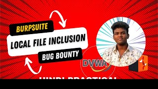 HINDI  Local File Inclusion LFIRFIRCE Practical DVWA  Bug Bounty [upl. by Zetnauq]