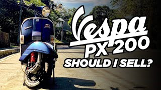 VESPA PX 200  SHOULD I SELL   MOTO WALK AROUND  12521 [upl. by Phionna626]