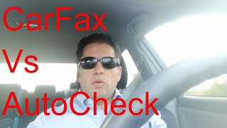 CARFAX vs AutoCheck Vehicle History Report Which Is Better [upl. by Brennan]