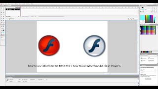 how to use Macromedia flash MX  how to use Macromedia Flash Player 6 [upl. by Eyk]