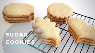 The Best Sugar Cookies to Decorate with Royal Icing No Spread [upl. by Marnia]