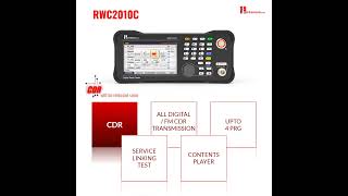 RWC2010C All in One Digital Radio Tester DAB DRM CDR AM FM RDS AUDIO ANALYZER [upl. by Arriaet251]