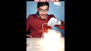 Glowing Bulb In Liquid Nitrogen  तरल नाइट्रोजन में डाला जलता हुआ बल्ब  Will it Glo Yt Shorts [upl. by Ayoras]