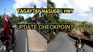 TAGAYTAY NASUGBU HWY UPDATE CHECKPOINT MOTOLANCE VLOGS [upl. by Herzel560]