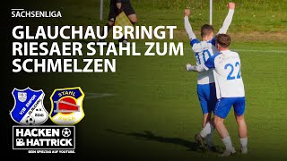 VfB Empor Glauchau vs BSG Stahl Riesa Highlights 10Spieltag Sachsenliga [upl. by Annabelle]