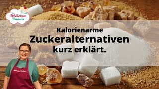 Zuckerfrei  Zuckeralternativen kurz erklärt Ohne Zucker gesund backen [upl. by Pavkovic942]