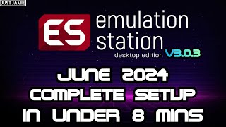 EmulationStation DE V303 ☆ Quick Setup Guide 2024 emulationstation emulator frontend [upl. by Leonanie856]