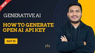 How to Generate OpenAI API Key l Basic to Advance  Generative AI Series [upl. by Bambi]