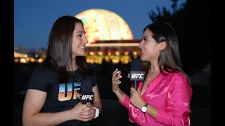 Alexa Grasso Desde La Esfera Anunciando NocheUFC [upl. by Haeckel]