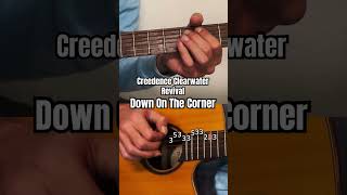 How to play Down on the Corner introduction guitar tabs [upl. by Chivers]