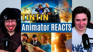 REACTING to The Adventures of Tintin 2011 SO UNDERRATED First Time Watching Animator Reacts [upl. by Nakeber]