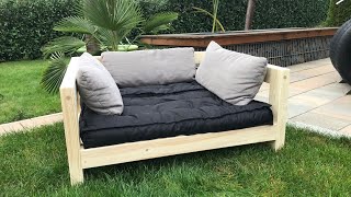 DIY Hundebett  Wood projects  DIY dog bed  Hundecouch  dog couch  Cama de cachorro [upl. by Bay]