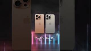 iPhone 16 Pro Max VS iPhone 15 Pro Max Full Comparison iphone16promax iphone15promax [upl. by Guzel]