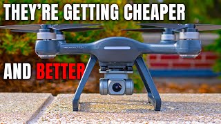 Holy Stone HS700E GPS Drone Review  4K with EIS [upl. by Anatollo]