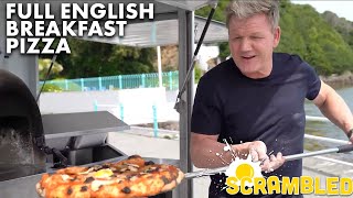 Gordon Ramsay Attempts to Cook a Full English Breakfast Pizza [upl. by Thissa]